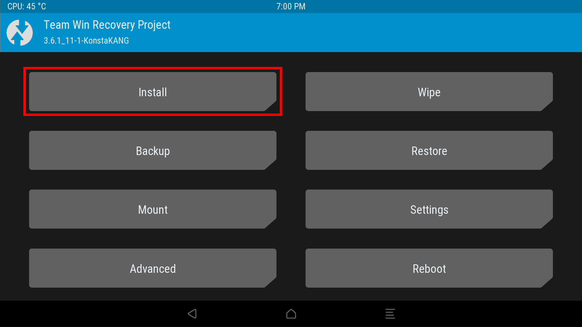 【Root化】ラズパイにAndroid13とTWRPをインストールするの図