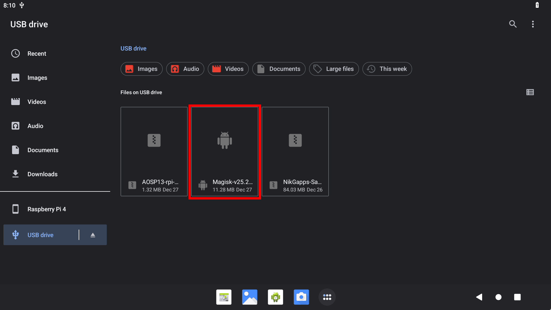 【Root化】ラズパイにAndroid13とTWRPをインストールするの図