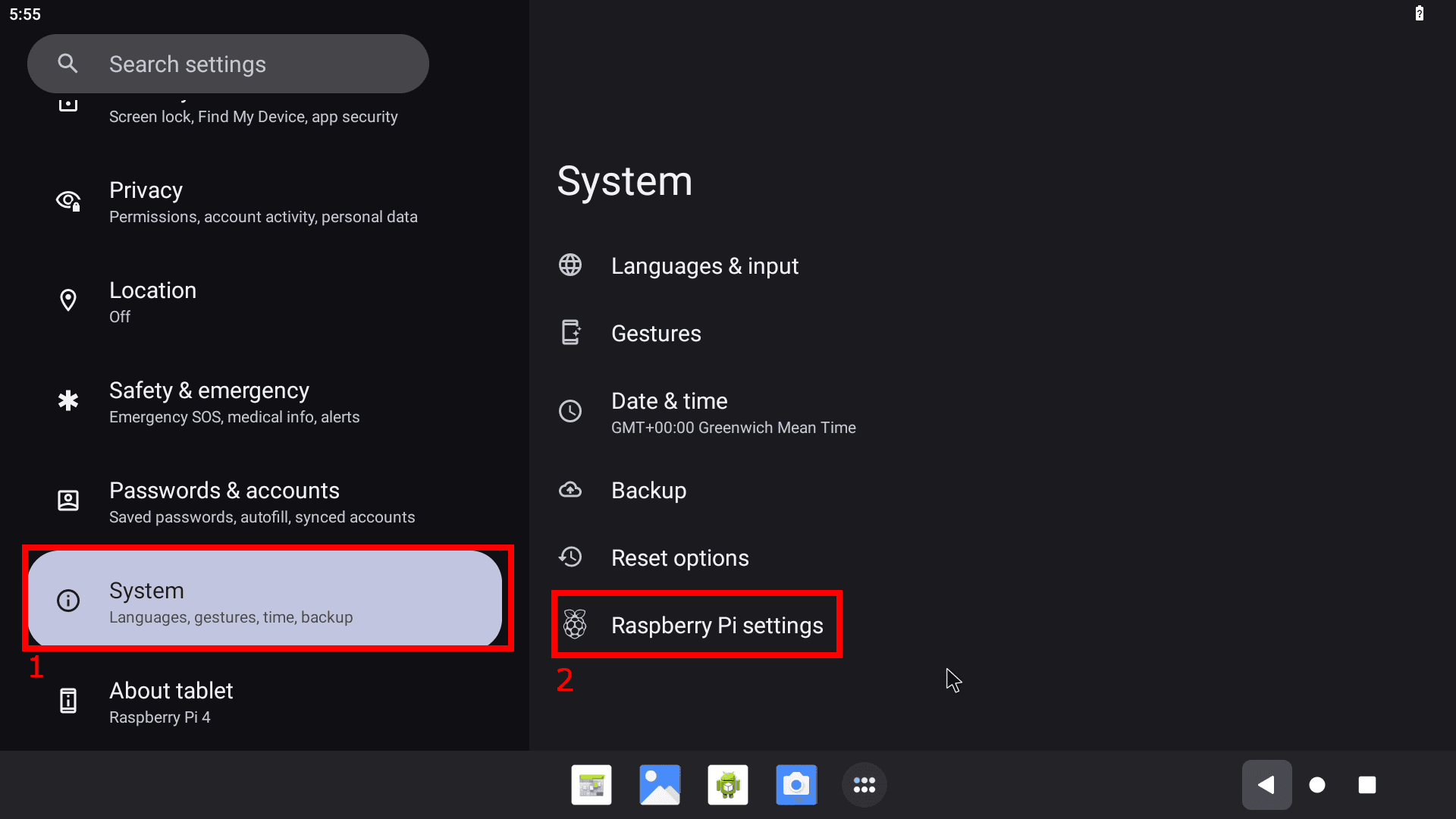 【Root化】ラズパイにAndroid13とTWRPをインストールするの図